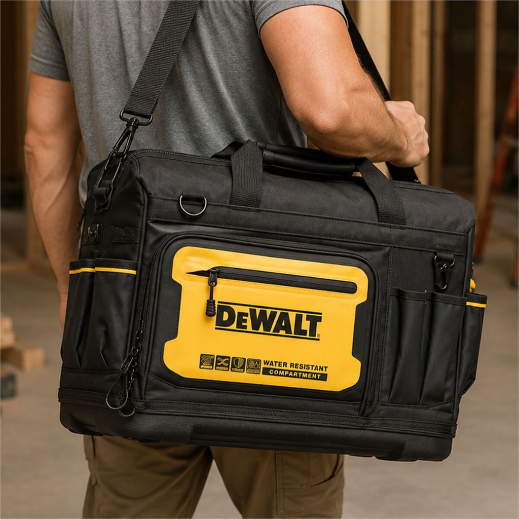 Bolsa de Ferramentas Para Mecânico Bolsa Porta Ferramentas 20" Caixa de Ferramentas 33 Bolsos DeWALT