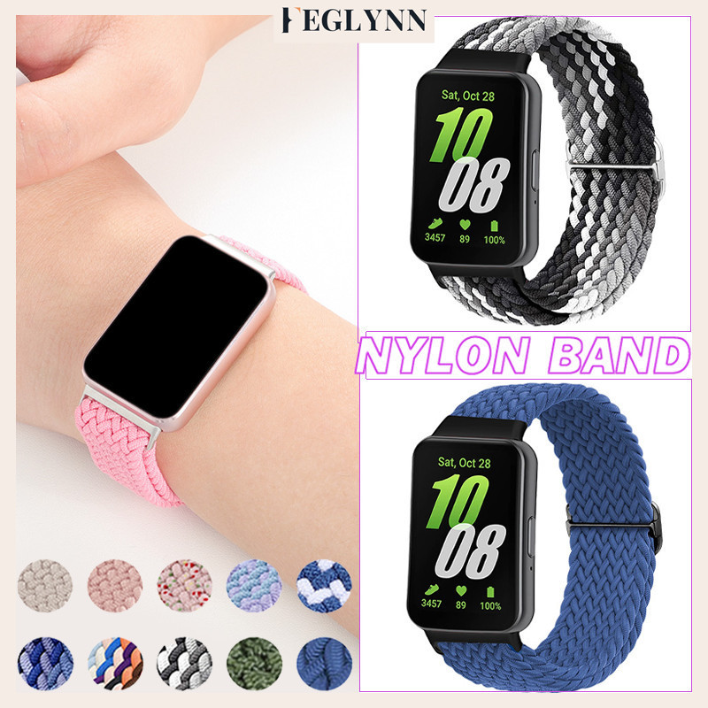 Pulseira Nailon Elástico Para Relógio Smartwatch Samsung Galaxy Fit 3 Strap De