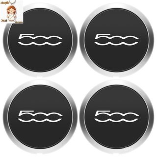 Calota 4Pçs 133mm para Conjunto de tampas cubo centro Fiat 500 rodas 68078419Ac 68078421Capa de poeira AC 51884863