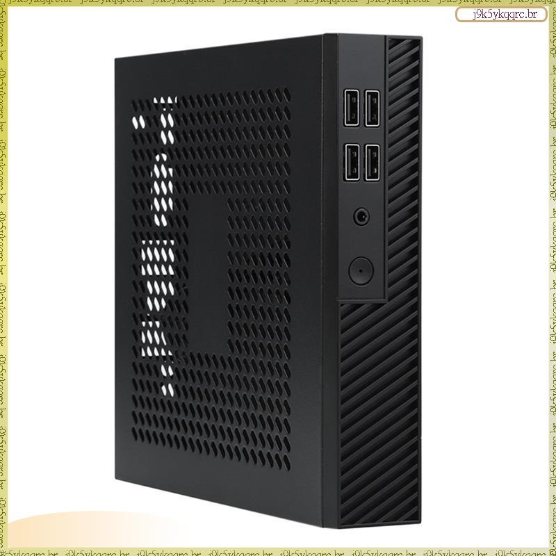 [Lan] DX01 Thin Mini ITX Desktop Computador Chassis Acessórios De Substituição Chassi De Fino De Meia Altura De Mesa Por