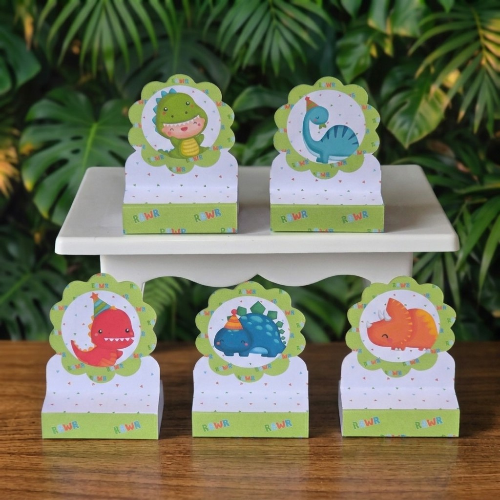 Porta bis duplo DINOSSAURO BABY 2 lembrancinhas personalizadas mimos para aniversario infantil decoração mimos