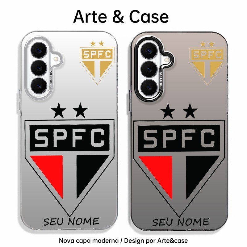 Capinha de silicone fosca impacto-São Paulo Futebol Clube For Samsung Galaxy S20 S21,S22 S23 S24 S25 S26 Plus S26Ultra