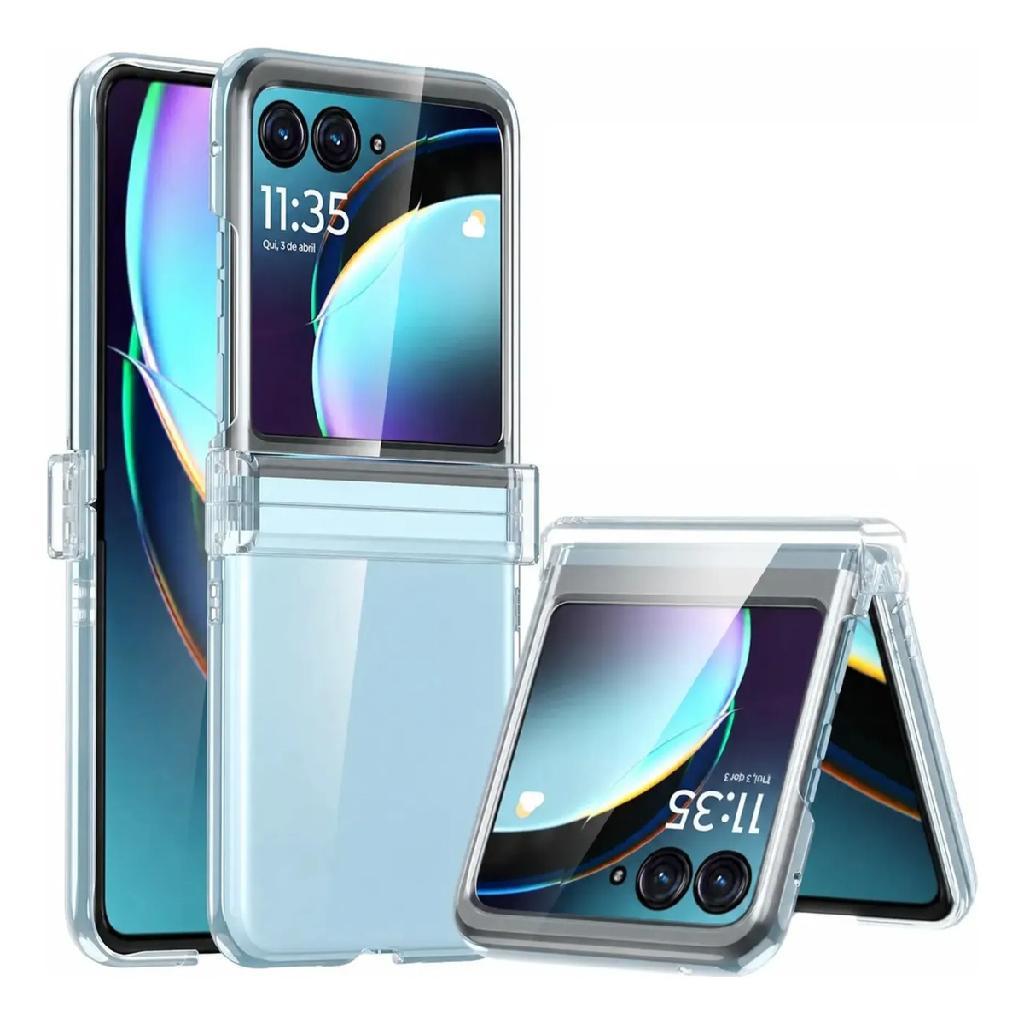Capa Capinha Para Motorola Razr 70 Com Proteção No Meio
