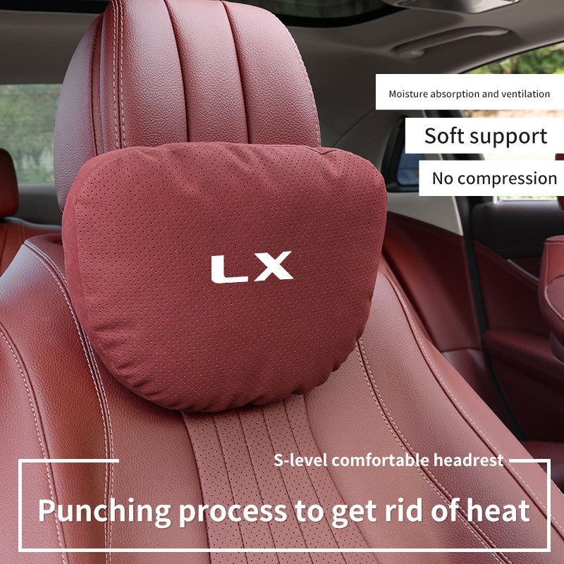 Carro 5 Cores Selecionável Encosto De Cabeça Para Lexus LX LX470 LX570 Auto Interior Pescoço Apoio Almofada Lombar Macio