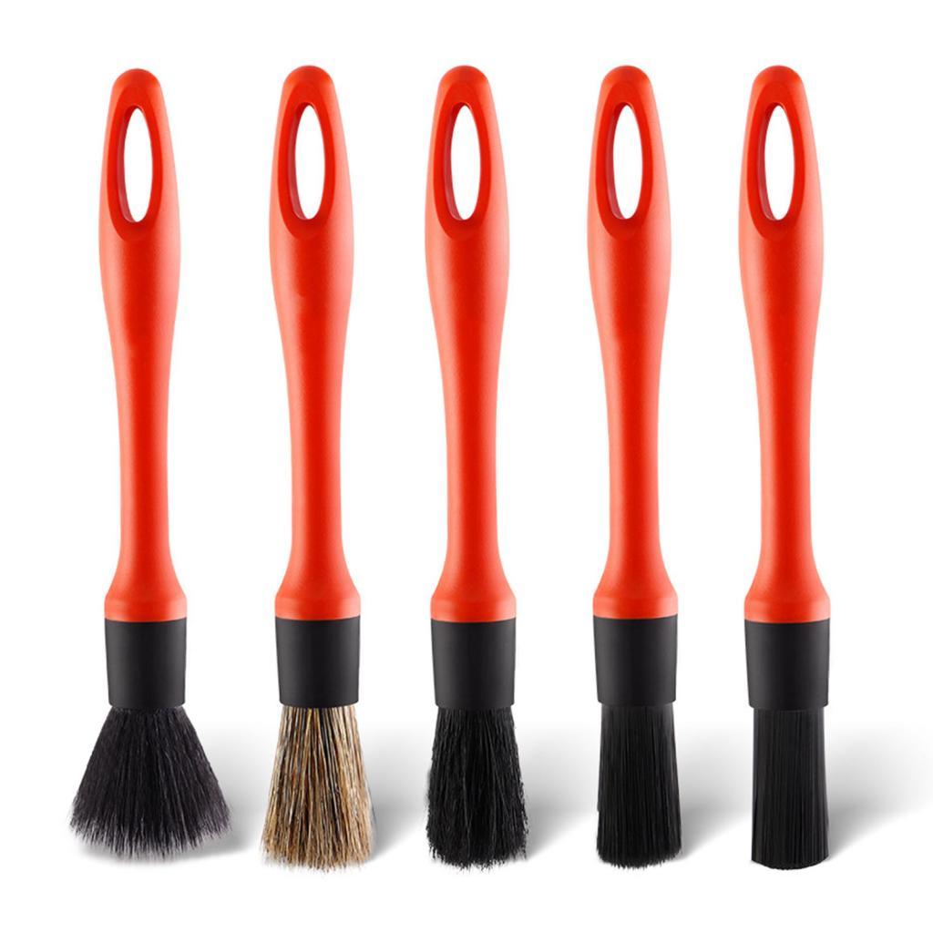 Toolgoing-BR conjunto de escova de limpeza de carro com alça simplificada cabeça removível para interior