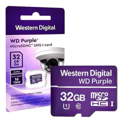 Cartão Micro Sd 32gb Western Digital Wd Purple 100MBPS