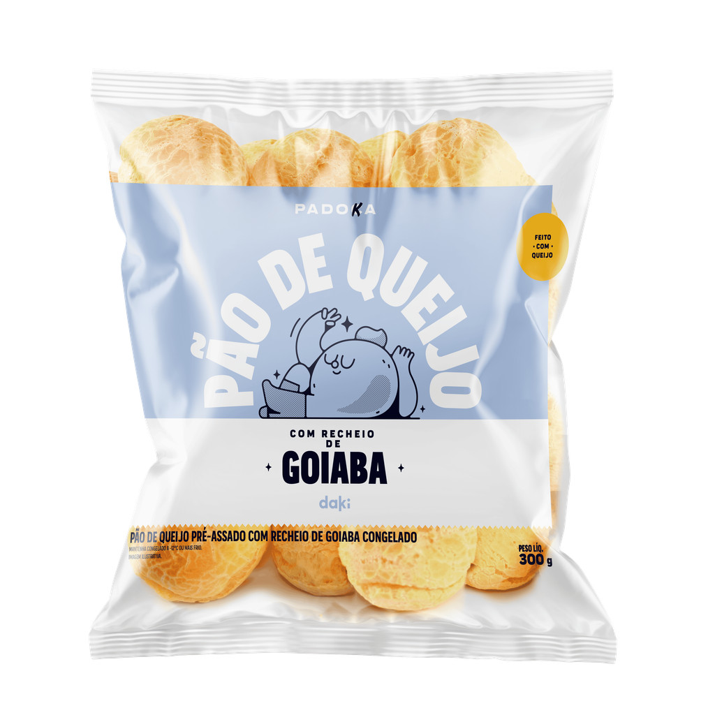 Pão de Queijo Recheado com Goiabada Daki