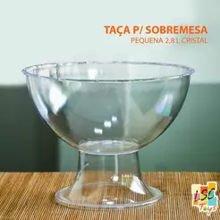 Taça P/ Sobremesa Acrilica Transparente 2,8L- Lsc Toys (CHOCO) OFF