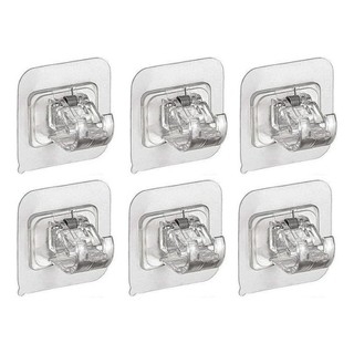 Kit Suporte para Cortina Ganchos para Varão de Cortina Sem Necessidade de Furar Fácil de Instalar