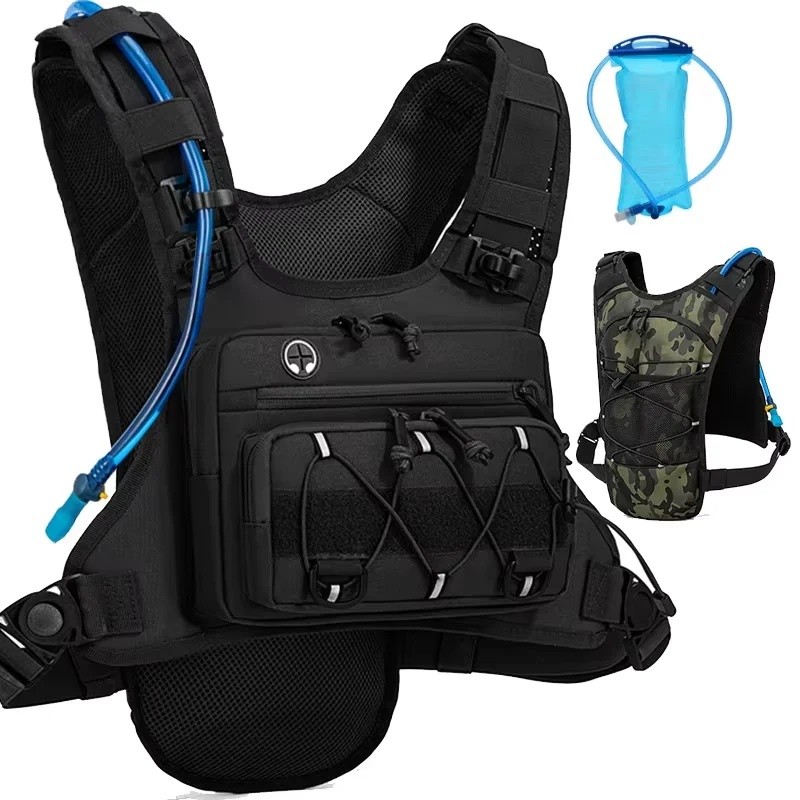 Colete de Hidratação para Ciclismo com Bolsa de Água para Corrida, Maratona, Ciclismo, Esportes, Camping e Mochila
