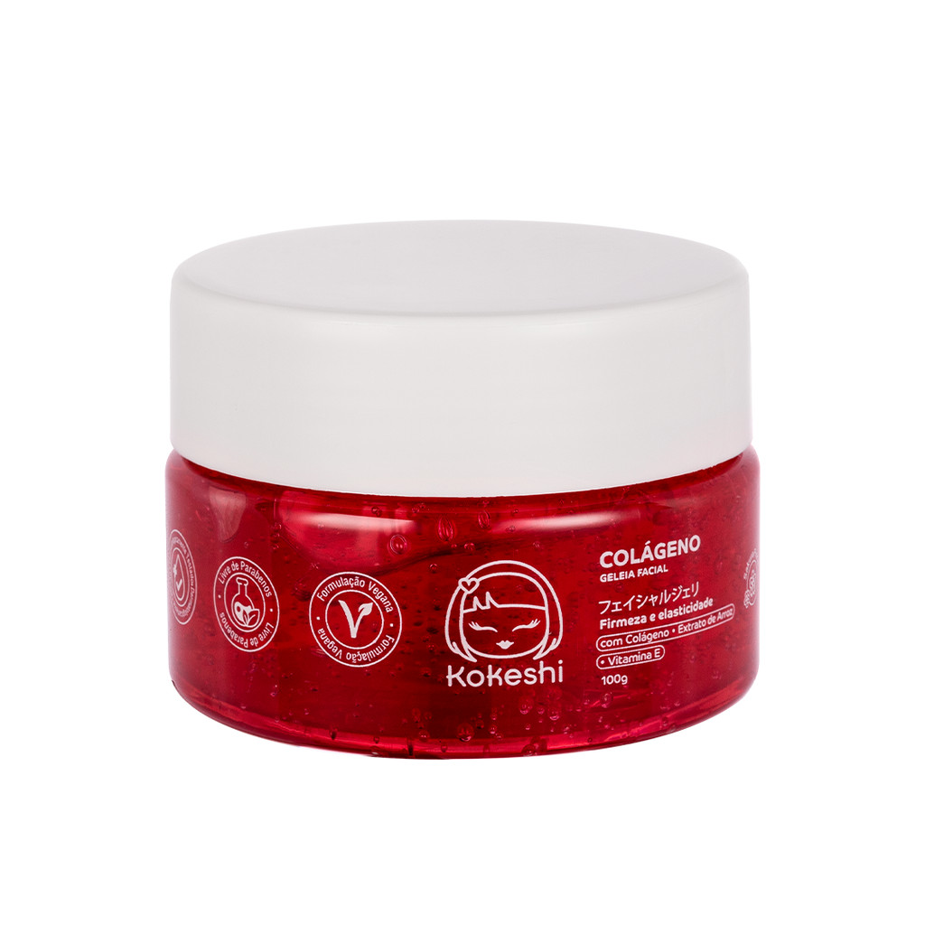 Kokeshi - Geleia Hidratante Facial de Colágeno Pele Firme -100g