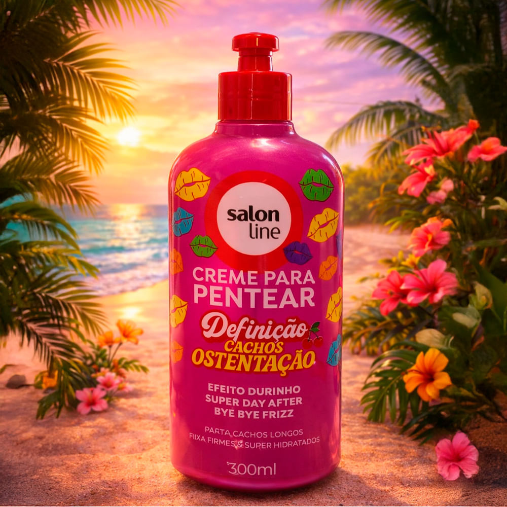 Creme Para Pentear Salon Line Definição Cachos Ostentação 300ml — imagem 2 de 2
