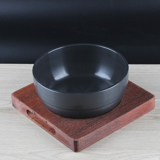 Liga de alumínio coreano bibimbap tigela pote de pedra bibimbap pote especial resistente a queimaduras utensílios de mes