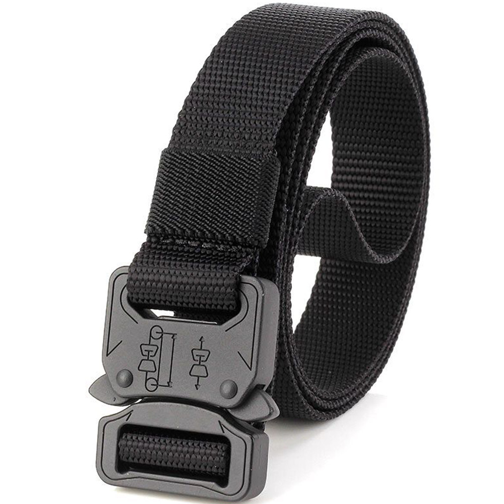 Cinto tático 2.5cm treinamento de lazer esportes militar ventilador calças cinto liberação rápida novo estilo respirável