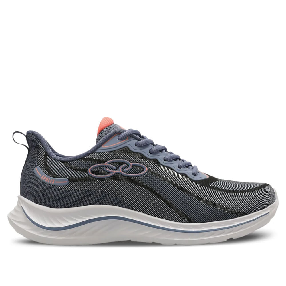 Tênis Feminino Olympikus Apolis Evasense Azul Marinho/Branco
