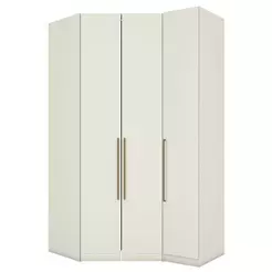 Armário 1 Porta Com Armário De Canto Closet New Predileto - Henn