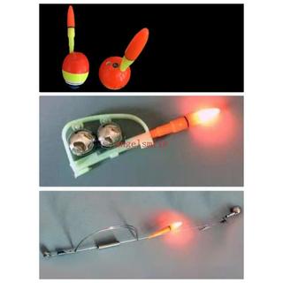 10 Pçs Led Fising Brilho Vara Peixe Lâmpada Alarme Ar À Prova Dwaterproof Pesca Ponta Equipamento A