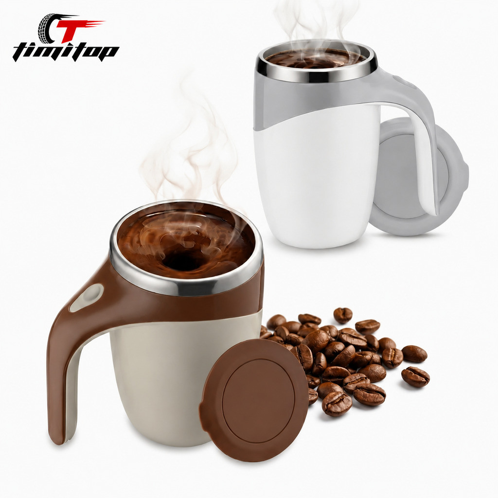 Caneca Misturadora Automática Elétrica  USB Bateria Recarregável Mixer Café Chocolate Shakes 380ml