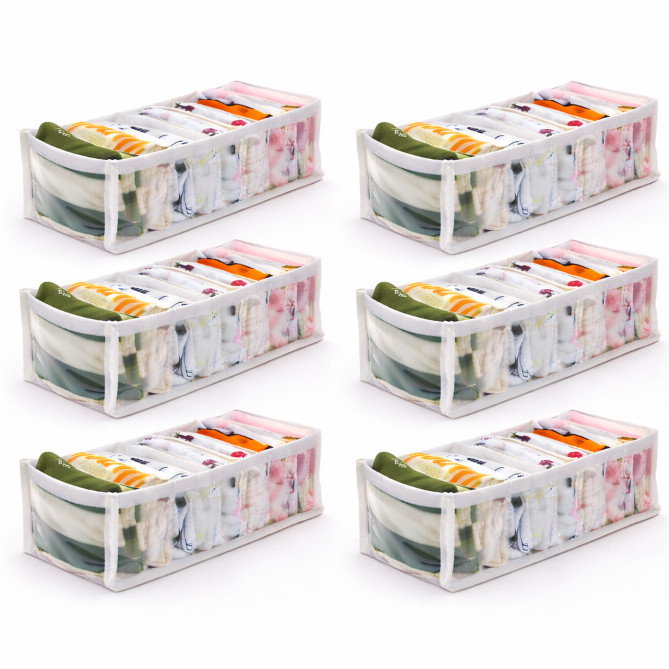 Colmeias Organizadoras de Gavetas - KIT 6 PEÇAS para meias, calcinha e roupas pequenas .