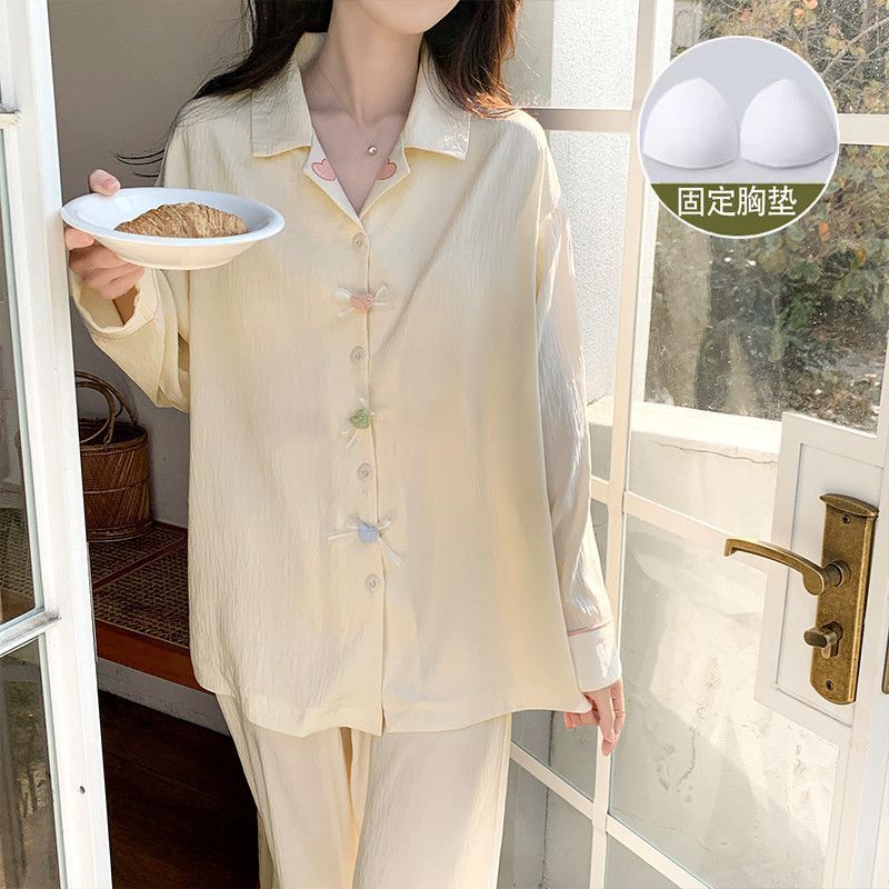 Doce fofo Plus Size com almofada costura de duas peças renda 120kg pijama feminino estilo menina