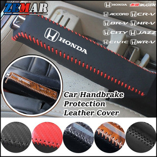Capa Protetora Universal para Freio de Mão para Carros Honda, Couro Decorativo, Acessórios Internos para Fit City Hatch 