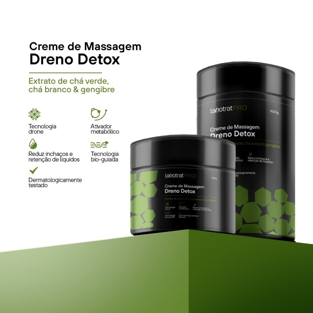 Kit 2 Cremes De Massagem Detox Redutor Firmador Labotrat — imagem 2 de 2