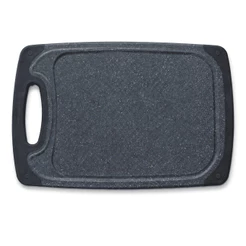 Tábua De Corte Grande Carne Legumes Dupla Face Antiderrapante Cozinha Churrasco 40x24cm CHEF D