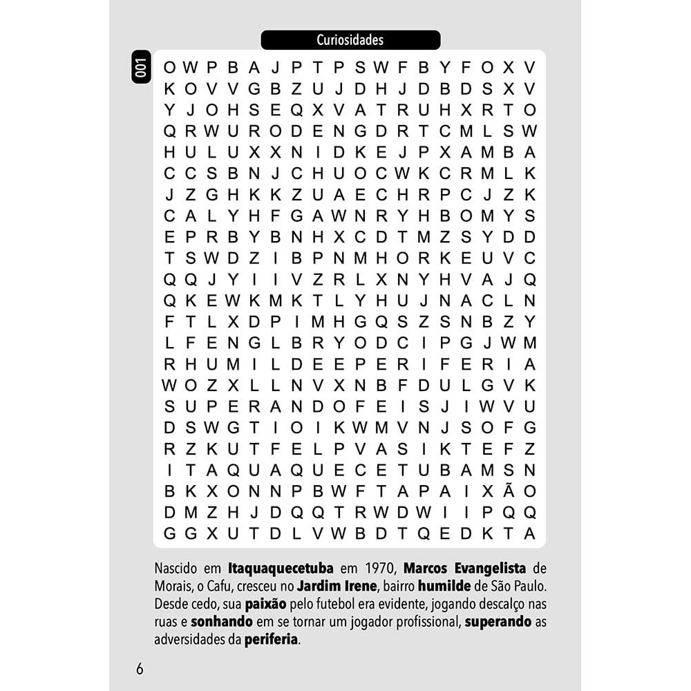 Livro 365 Caça Palavras: Cafu - Ed. Ciranda Cultural · foto 2