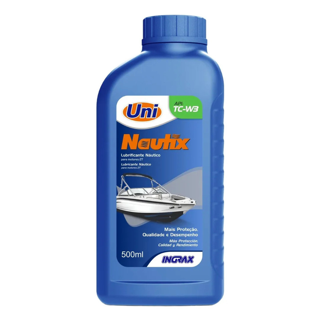 Óleo Lubrificante Náutico Nautix TCW3 2 Tempos API TC-W3 500ml