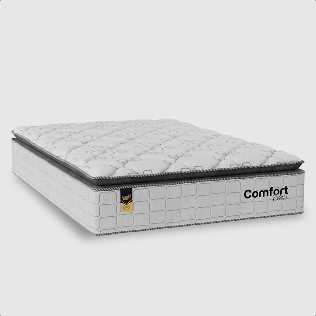 Colchão Viúva Comfort Class Pillow Top 28x128x188cm - Branco - e-Shop Casa