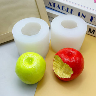 Molde de Silicone em Forma de Maçã para Bolo, Chocolate, Fondant e Resina para a Véspera de Natal