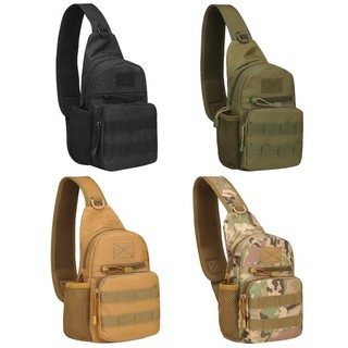 Mochila de peito para chaleira com camuflagem para atividades ao ar livre, mochila de caminhada masculina, mochila de pe