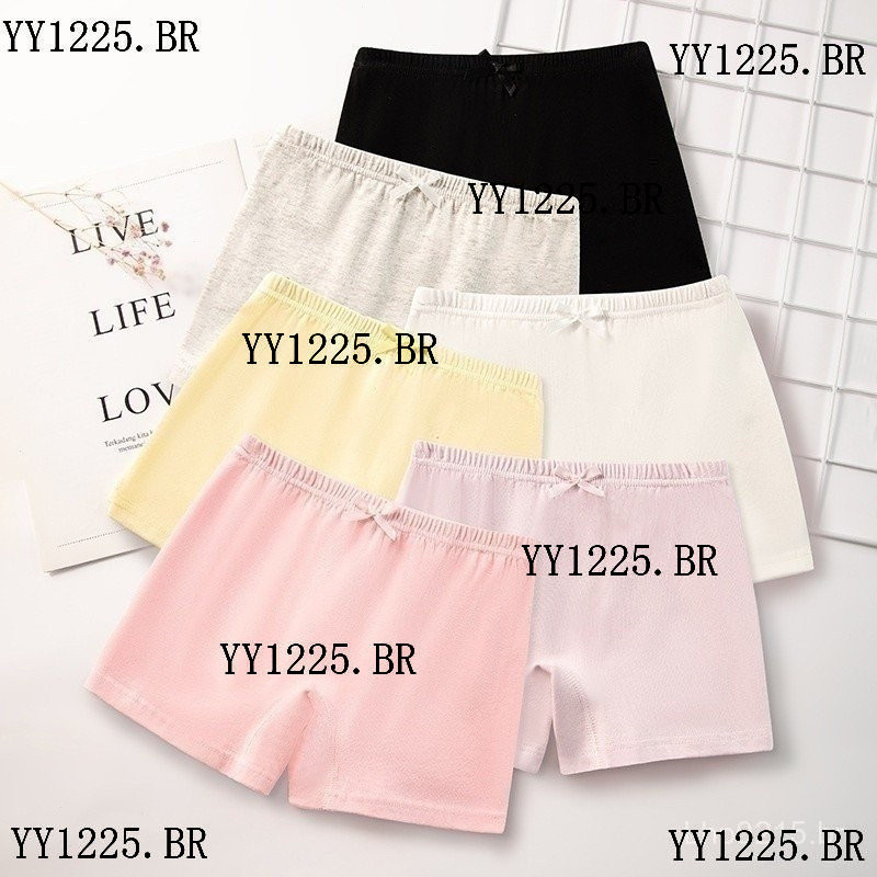4 peças de calcinha de algodão Calça de segurança infantil Calça de segurança Calça de segurança Calça de segurança Calç