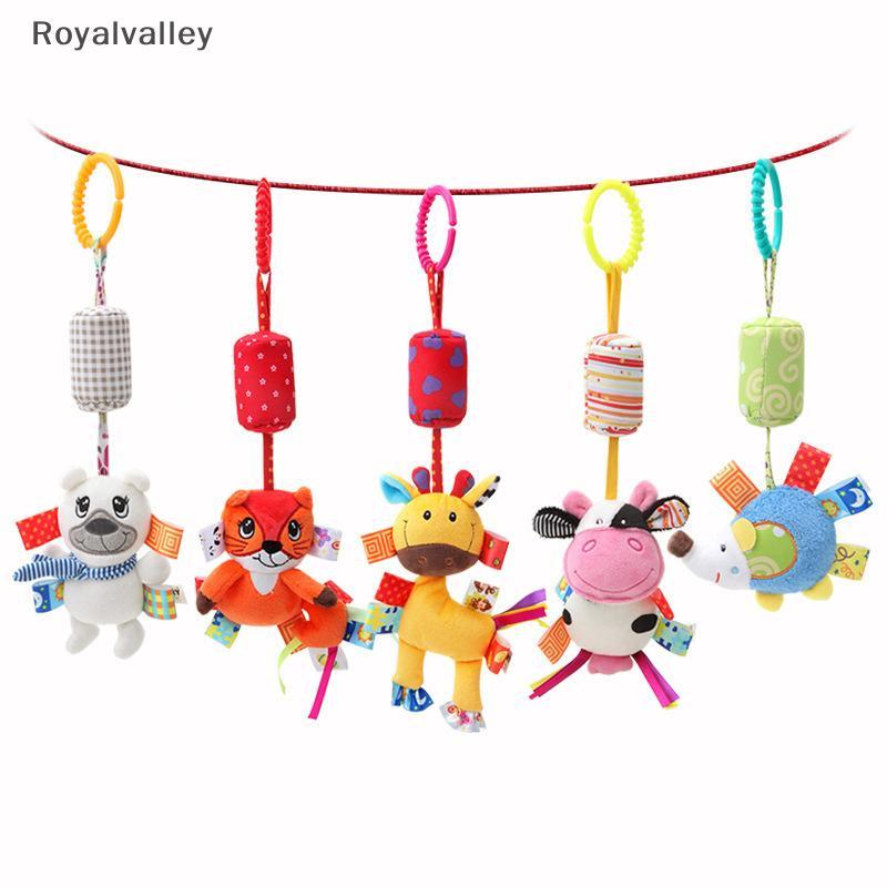 [Royalvalley] Bebê Recém-Nascido Sensorial Pendurado Chocalhos Macio Aprendizagem Precoce Brinquedos Crianças Carrinho I