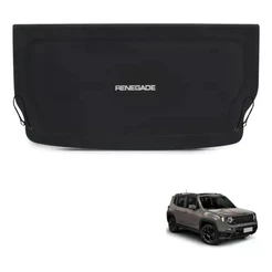 Tampão Porta Malas Bagagito Jeep Renegade 2016-2023 Preto Com Cordinhas