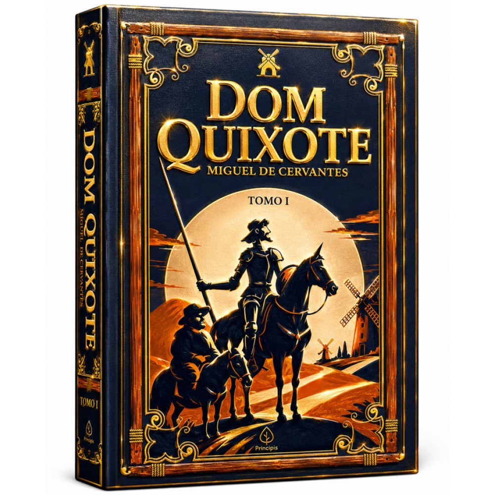 Livro Dom Quixote - Tomo 1 Edição Supreme Capa Dura com Alto Relev
