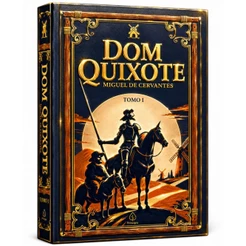 Livro Dom Quixote - Tomo 1 Edição Supreme Capa Dura com Alto Relev