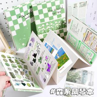 Órgão Mori Dobrável Esta Casca Dura Diy Livro De Pintura Em Branco Pintado À Mão Selo Criativo Álbum De Fotos Manual Org