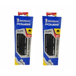 Par de Pneu Road Michelin Power All Season 700x25c 3x60 tpi
