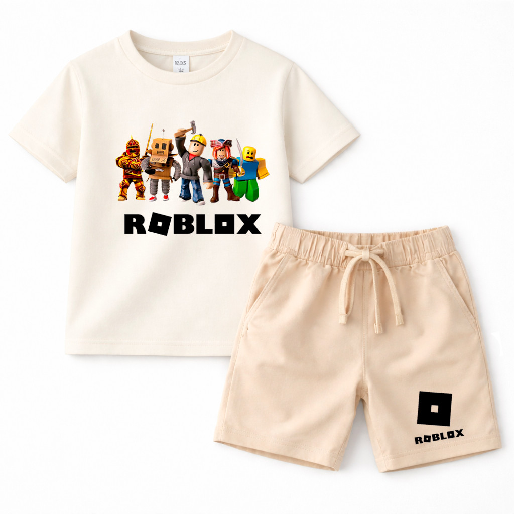 Kit Camiseta + Bermuda Moletinho Infantil Juvenil Masculino DTF Confortável Macio Premium Lançamento Exclusivo