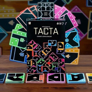 Conjunto de jogos de tabuleiro TACTA para 2 a 6 jogadores, ritmo acelerado, divertido, jogo de estratégia e de combinaçã
