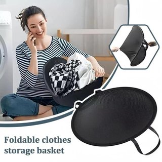 cesto de roupa suja, cesto dobrável de 10 litros