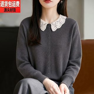 2026 Loose Plus Size Autumn Winter Knitted Long Sleeve New Cardigan Sweater for a Youthful Look, Stylish Outerwear 2026 