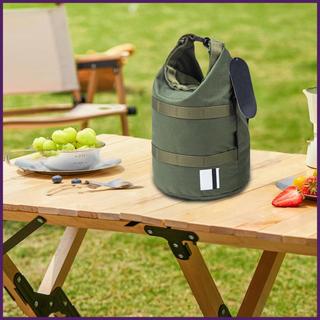 Saco De Armazenamento De Panelas De Acampamento Portátil Mão Transportadora Fogão Fundo Redondo Utensílios De Cozinha Or