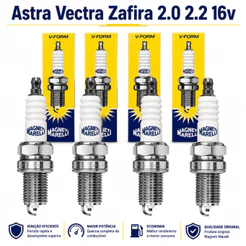 Jogo de Vela Astra Vectra Zafira 2.0 2.2 16v Gasolina ou gnv