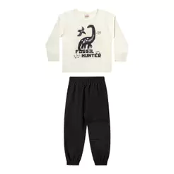 Conjunto Infantil Menino Dino Hunter Elian Bege