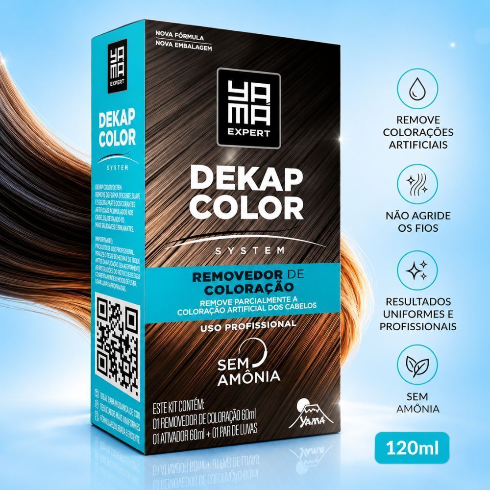 Yamá Dekapcolor System Removedor de Coloração - 120ml — imagem 2 de 2