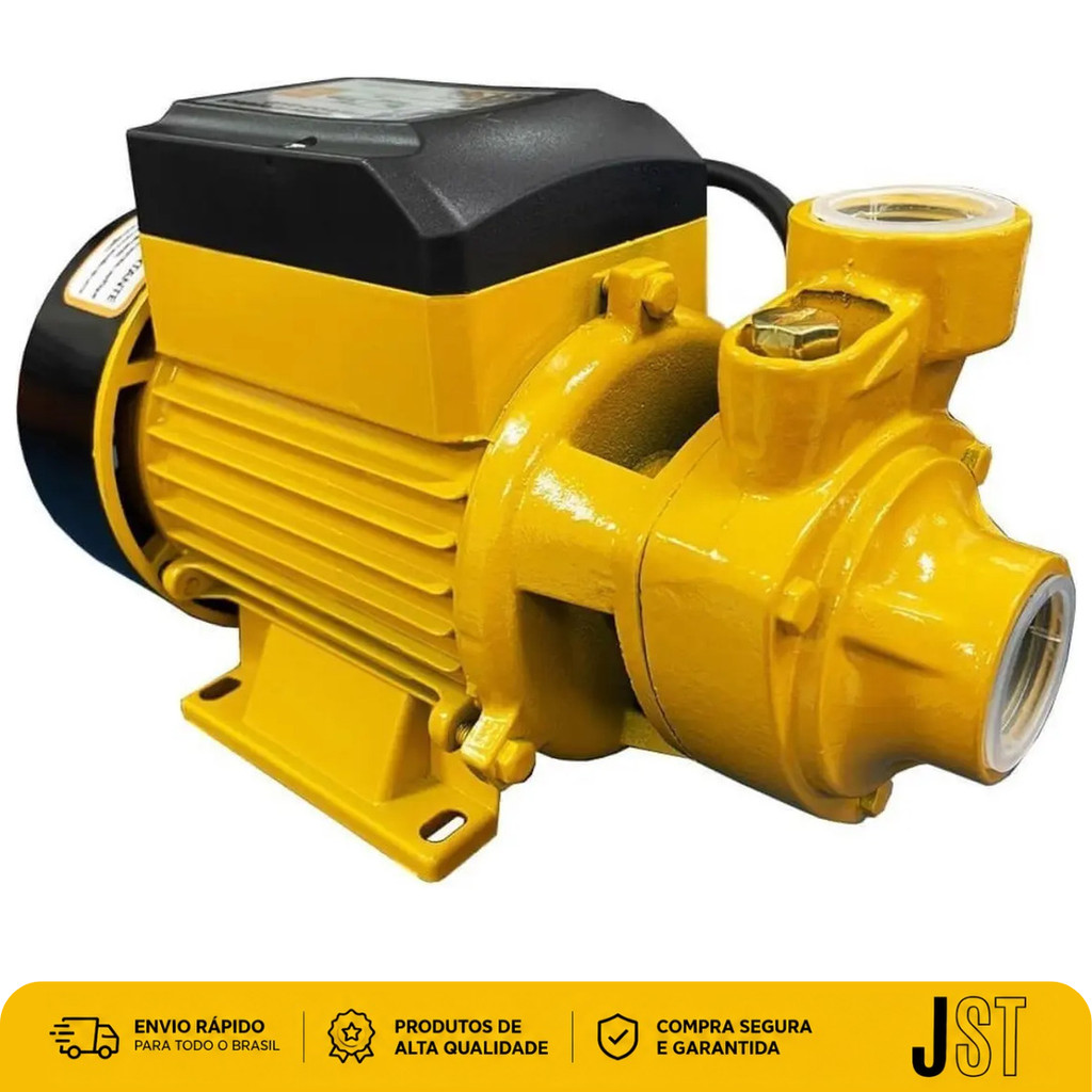 Bomba D'água Periférica JST B500 1/2 CV 127V 33L/min Silenciosa 26m Monofásica