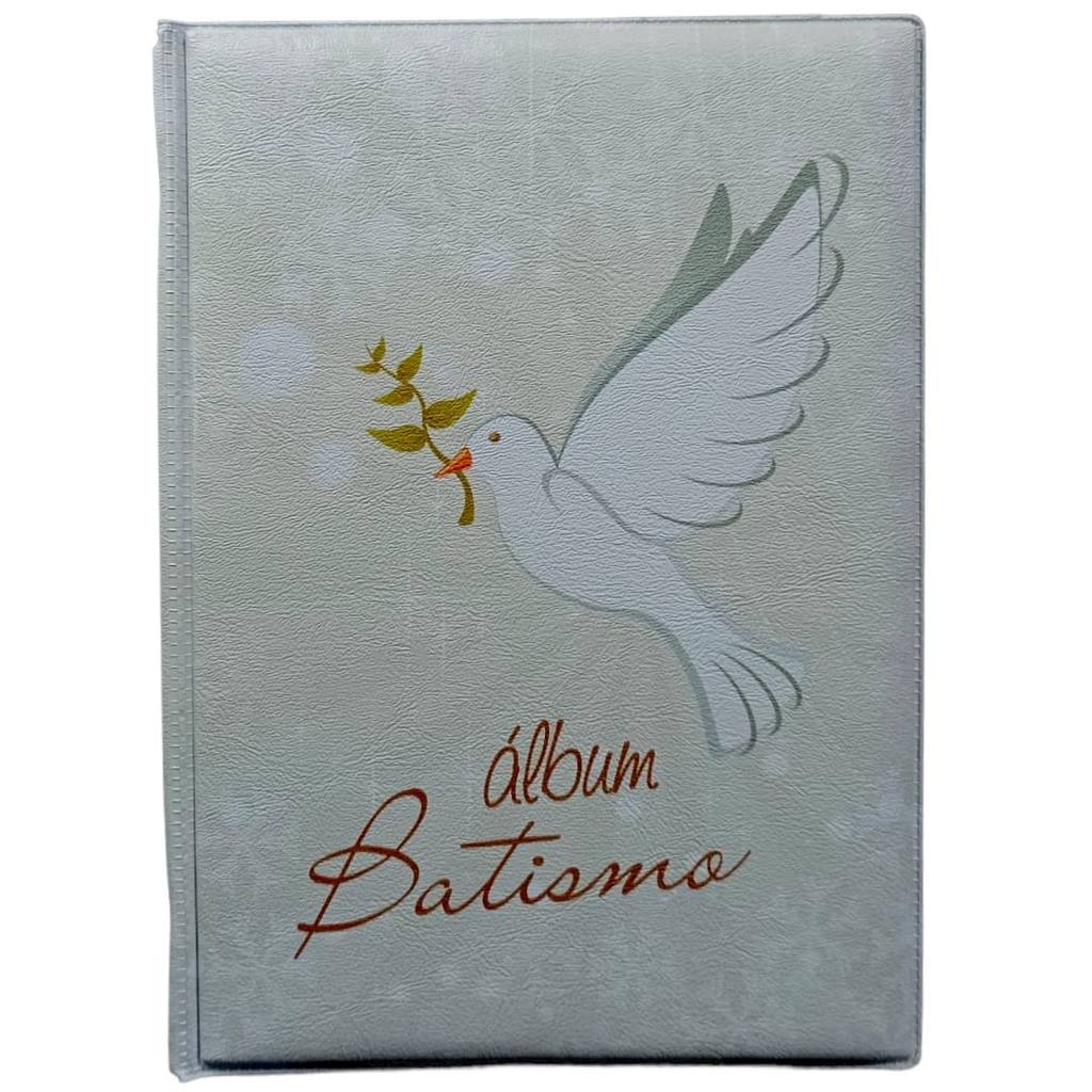 Álbum Capa Batismo Batizado Divino Unissex 40 Fotos 15x21 — imagem 2 de 2