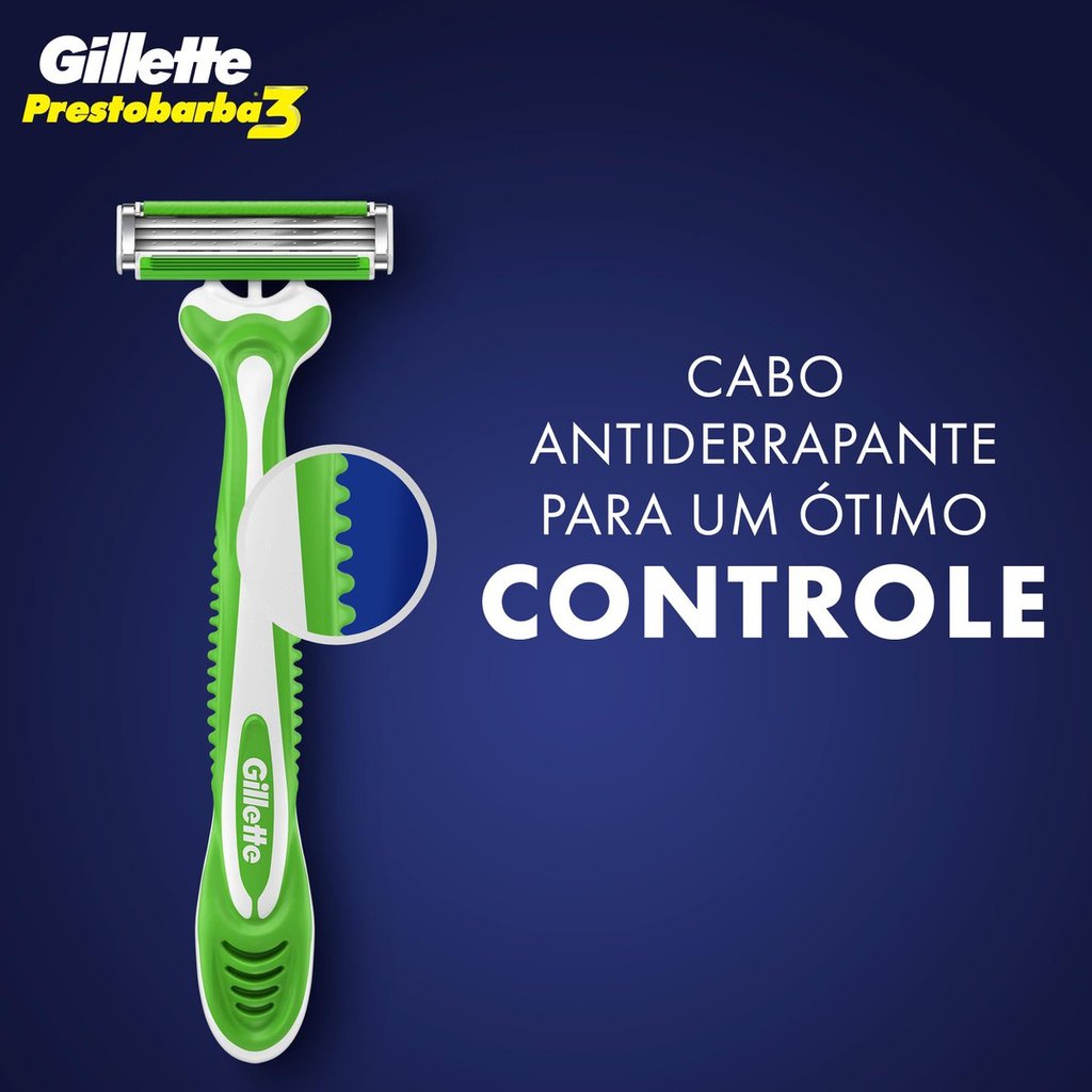 Aparelho De Barbear Gillette Prestobarba 3 Sensecare Leve 4 Pague 3 · foto 2